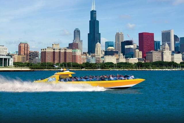 Lake Michigan Speedboat Ride